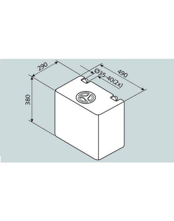 Fusion Watertank 50L V4-01 EV1004