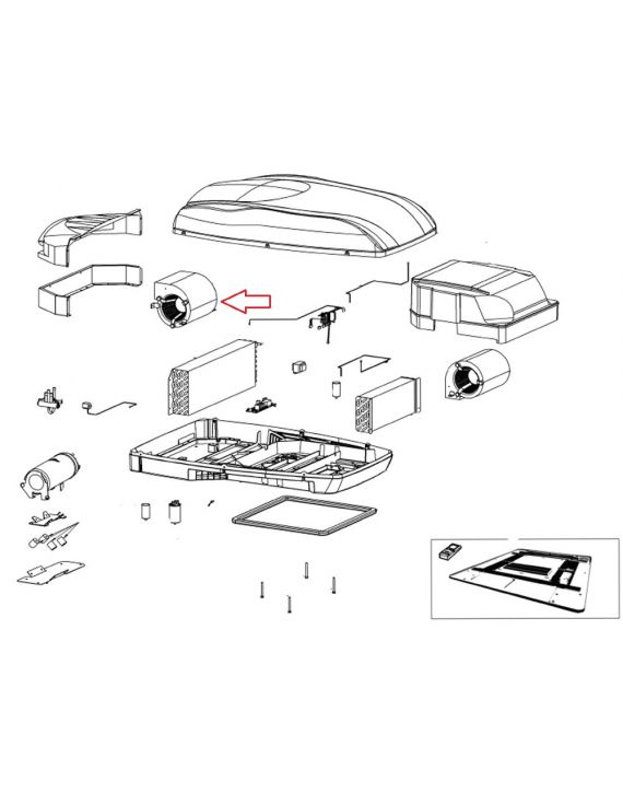 Telair Dualclima condenserfan