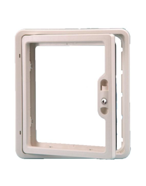 Thetford Flush Door 3 35x30cm Wit-80 zonder Slot/Cilinder