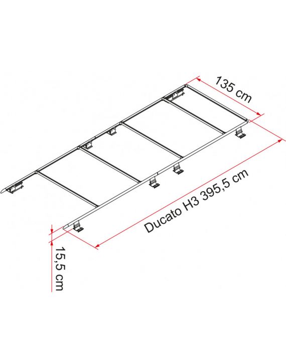 Fiamma Roof Rail Ducato H3 05808-03-