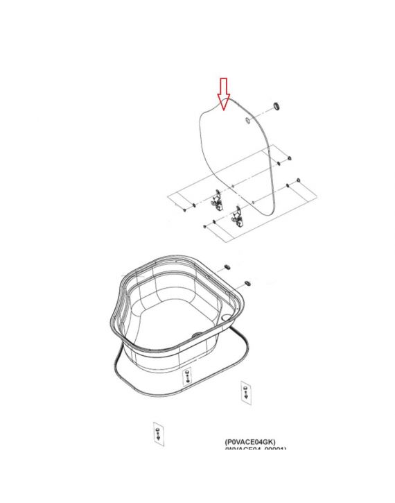 Dometic CE04 Glasdeksel