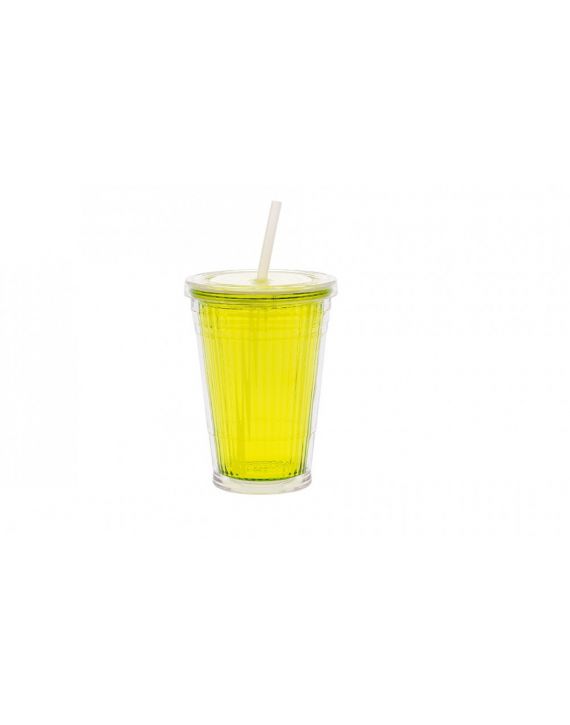 Drinkbeker met Rietje Lime