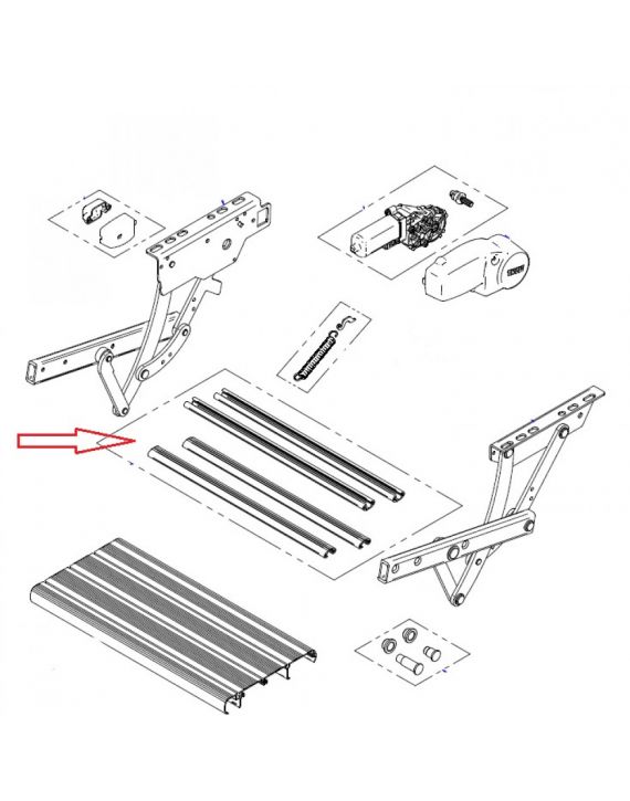 Thule Step 460 con. profiles V10 (3pc) 1500602276