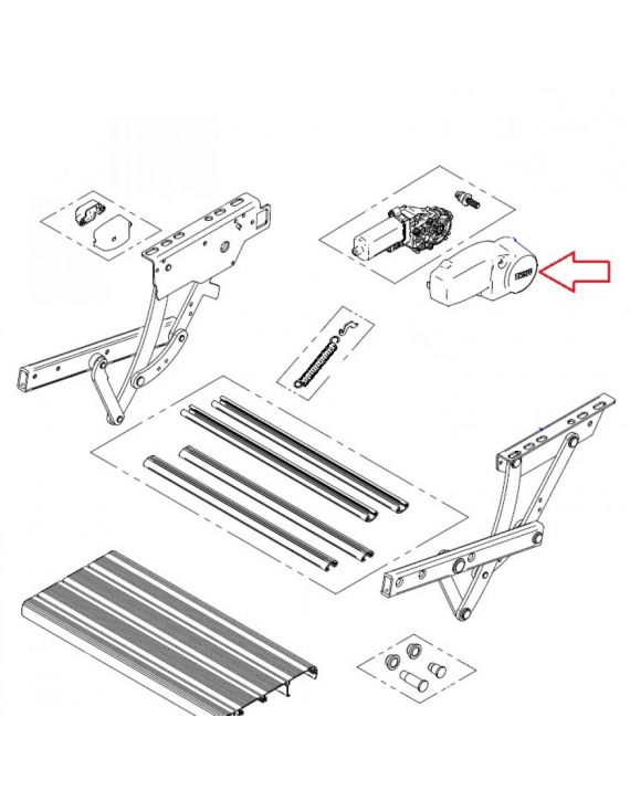 Thule Step V10 motor afdekkap