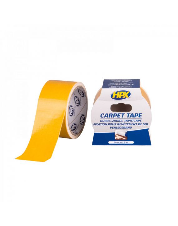 Dubbelzijdig Tapijttape - Wit 5m