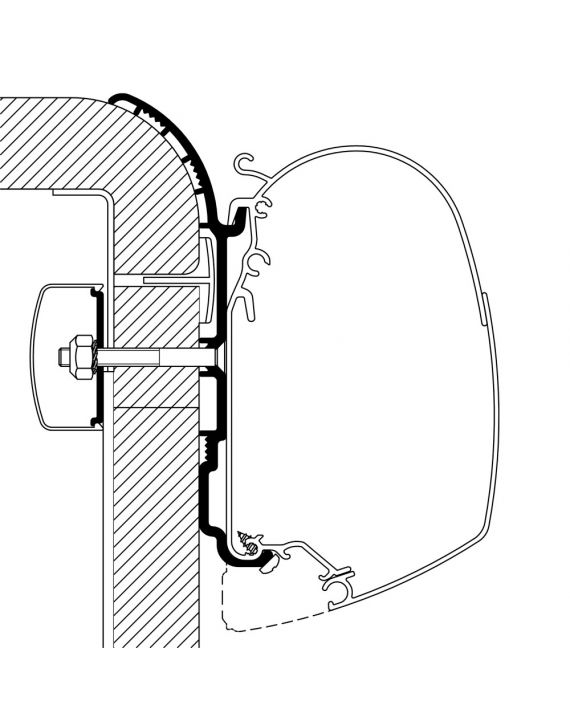 Thule Bürstner Adapter 350