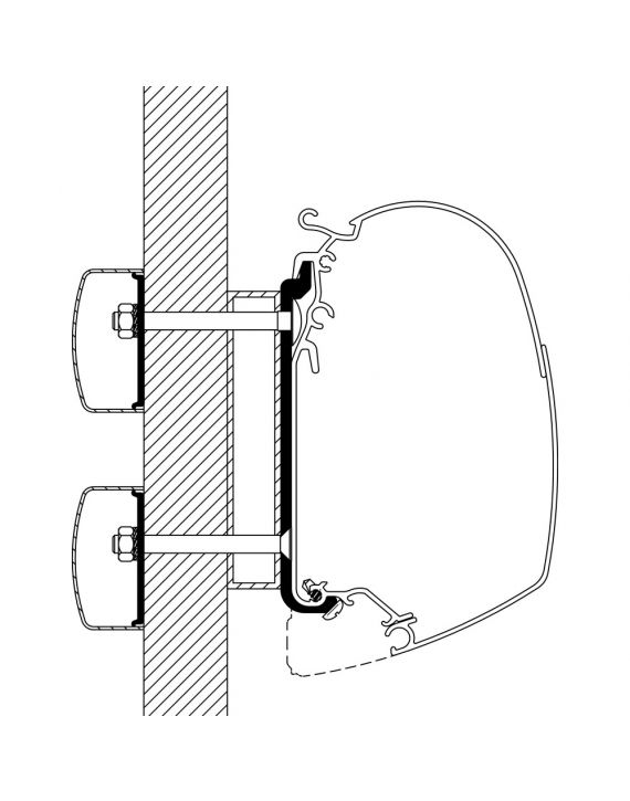 Thule Dethleffs Globebus Adapter 5200 400