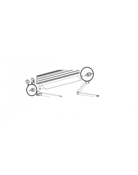 Thule Eindkap Roller Tube LH 5800