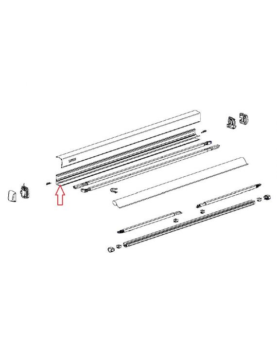 Thule Main Housing Bottom Antraciet 3200 2.70