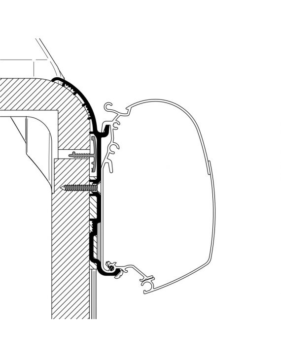 Thule Bürstner Ixeo T680 Adapter 400