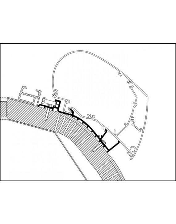 Thule Carthago C-Line Adapter >2014 350