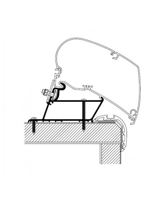 Thule Carthago Malibu/Fendt Adapter >2022 350