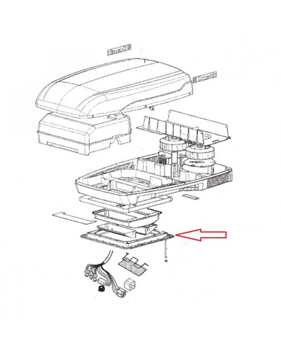 Dometic B1500S Airco Binnenkader Frame