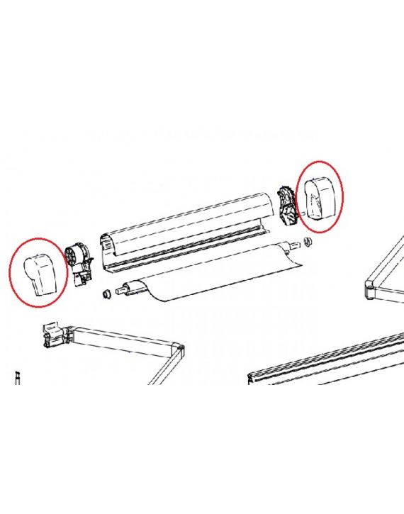 Thule Eindkap LH+RH 5102