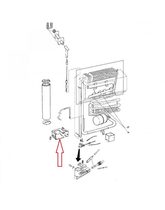 Dometic RM2253 Brander Afdekking