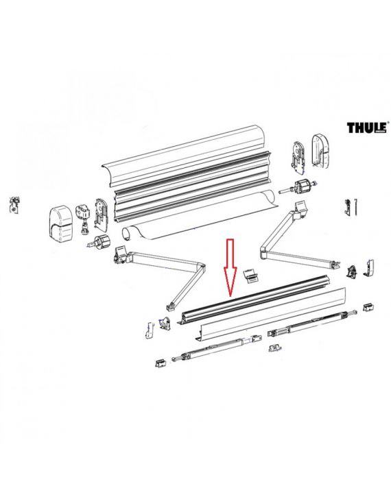 Thule Inside Lead Rail 5500 4.50 >2003