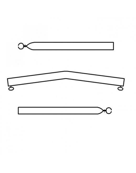 Campking Daksteun gebogen 22/19mm 170-250 Premium